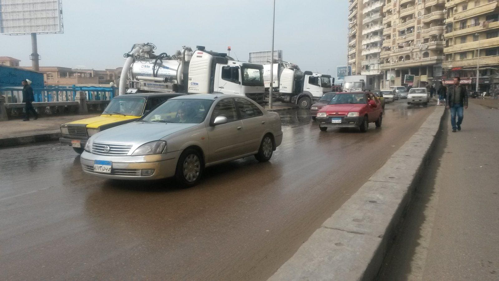 غرق منطقة ميامى بالاسكندرية