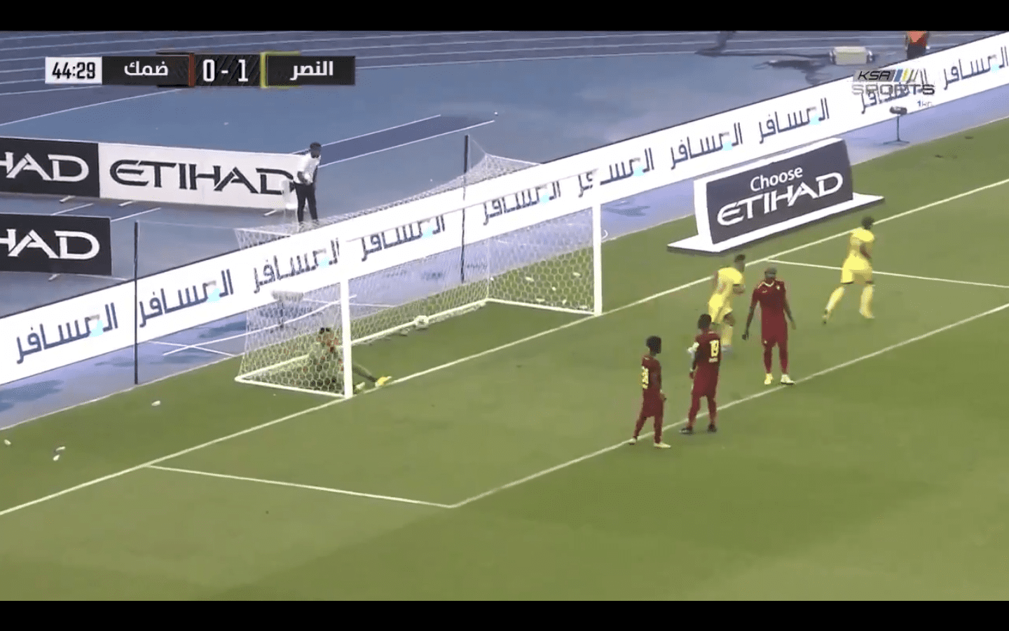 أهداف مباراة النصر وضمك