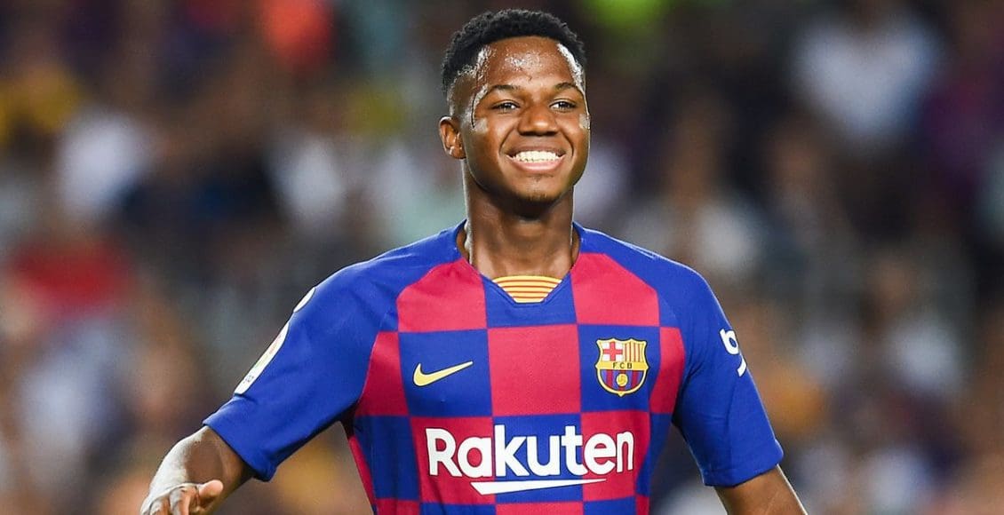 أنسو فاتي لاعب برشلونة