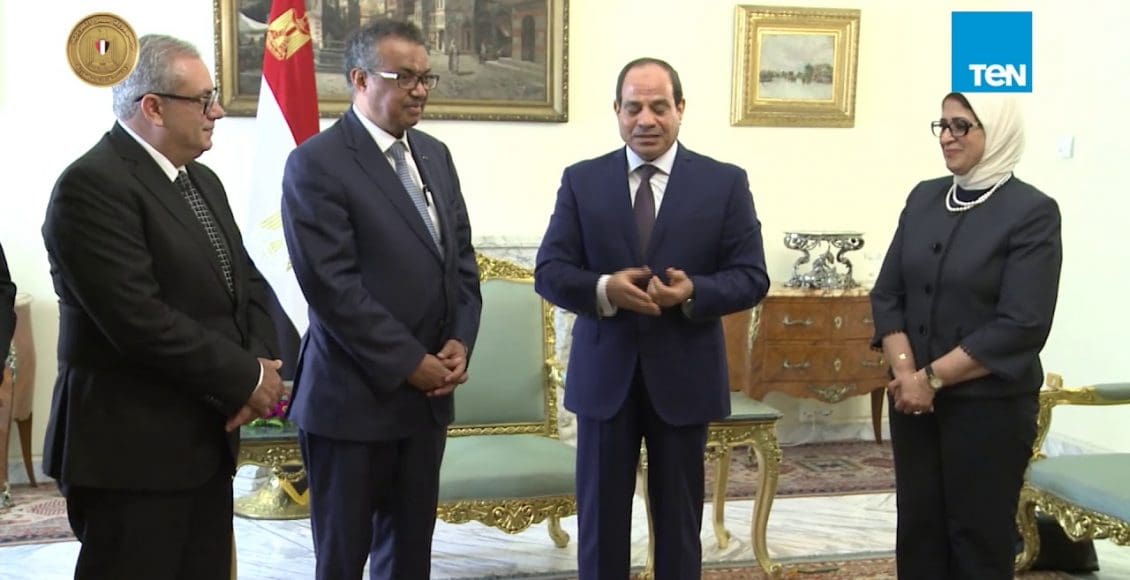 مدير الصحة العالمية يُوجه رسالة للسيسي بشأن تعامل مصر مع "كورونا"