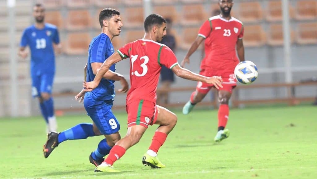 مباراة عمان والأردن الأولمبي كأس غرب آسيا تحت 23