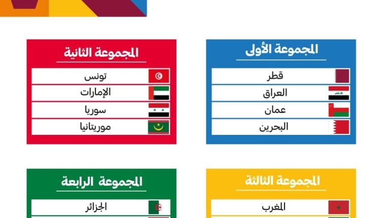 جدول مباريات كأس العرب للشباب 2021