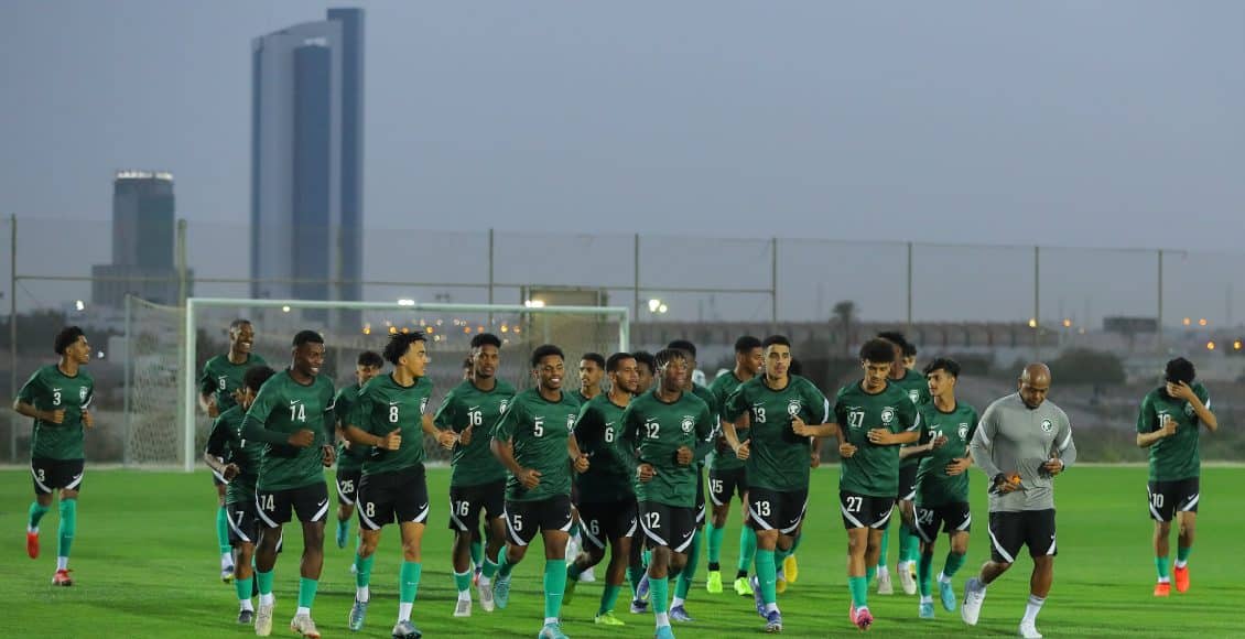 مباراة السعودية وأوزبكستان الأولمبي في دبي