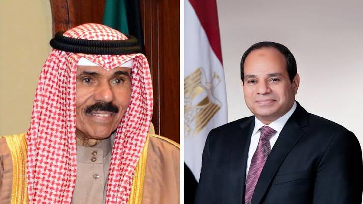 الرئيس عبدالفتاح السيسي يهنئ أمير دولة الكويت بحلول شهر رمضان المبارك