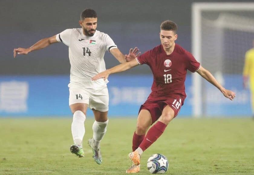 مباراة قطر والصين الأولمبي في الألعاب الآسيوية