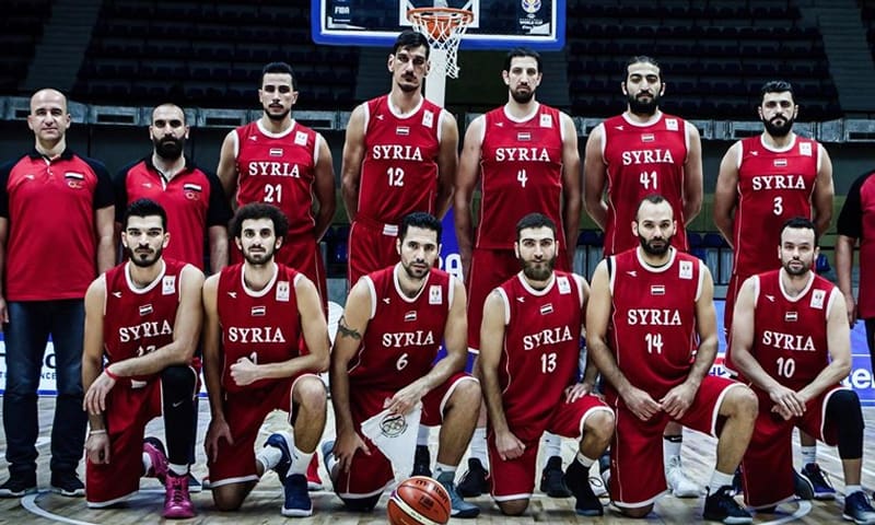 ترتيب مجموعة منتخب سوريا في كأس آسيا لكرة السلة