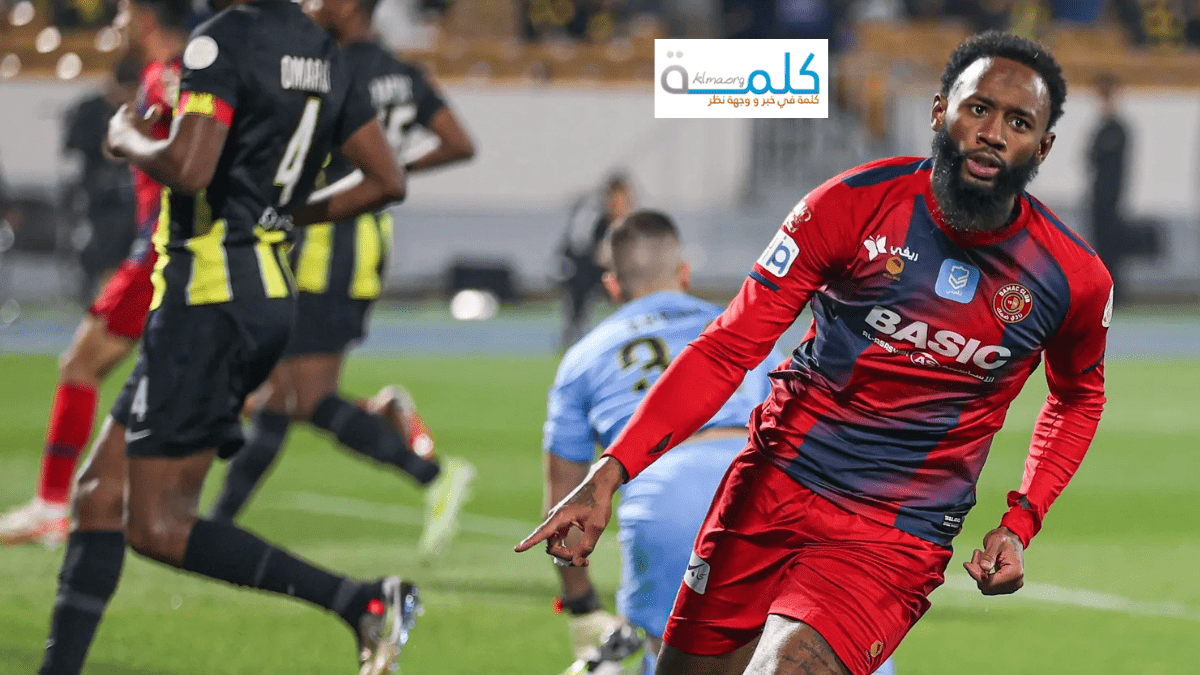 مباراة الحزم ضد ضمك