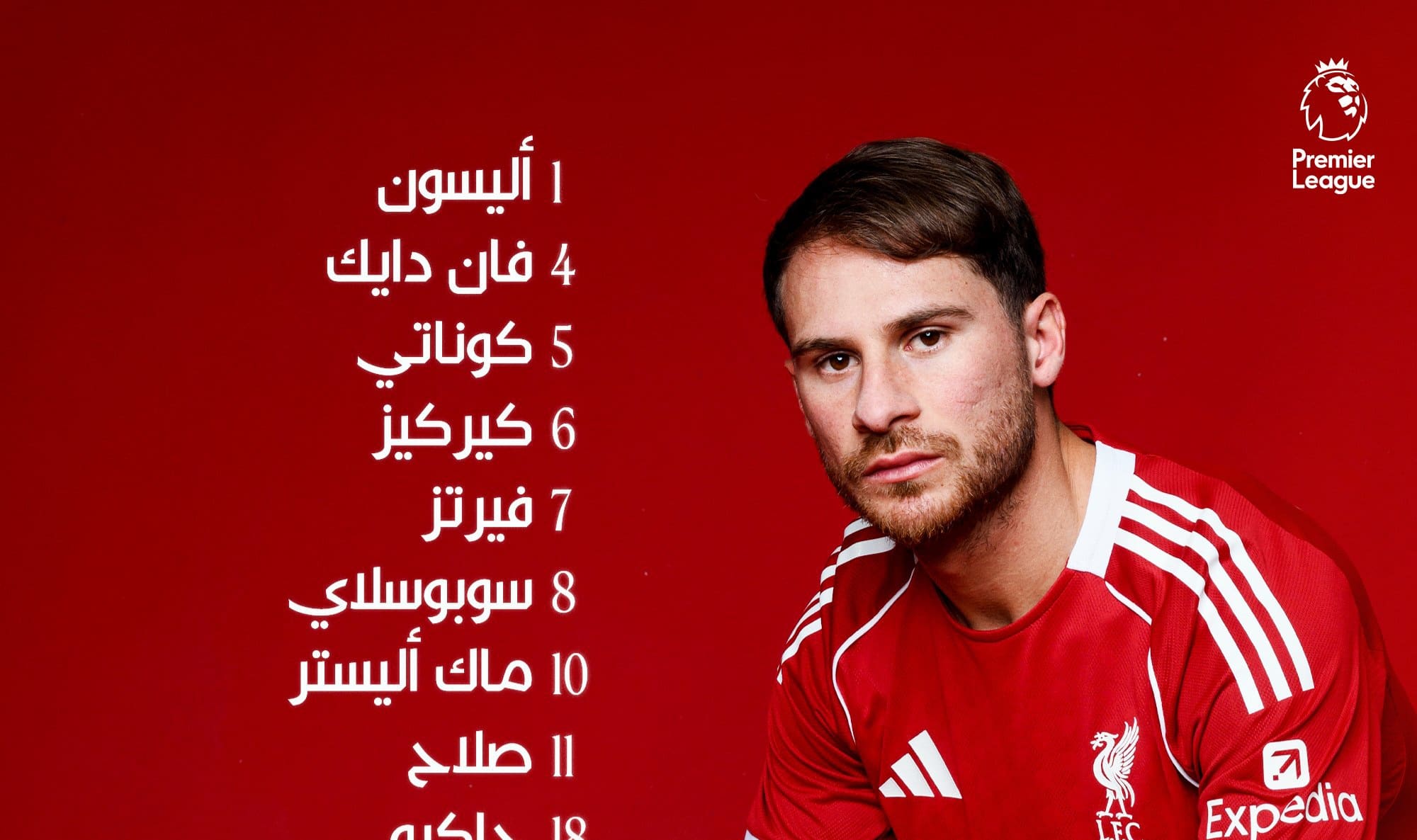 مباراة ليفربول وآرسنال في الدوري الإنجليزي