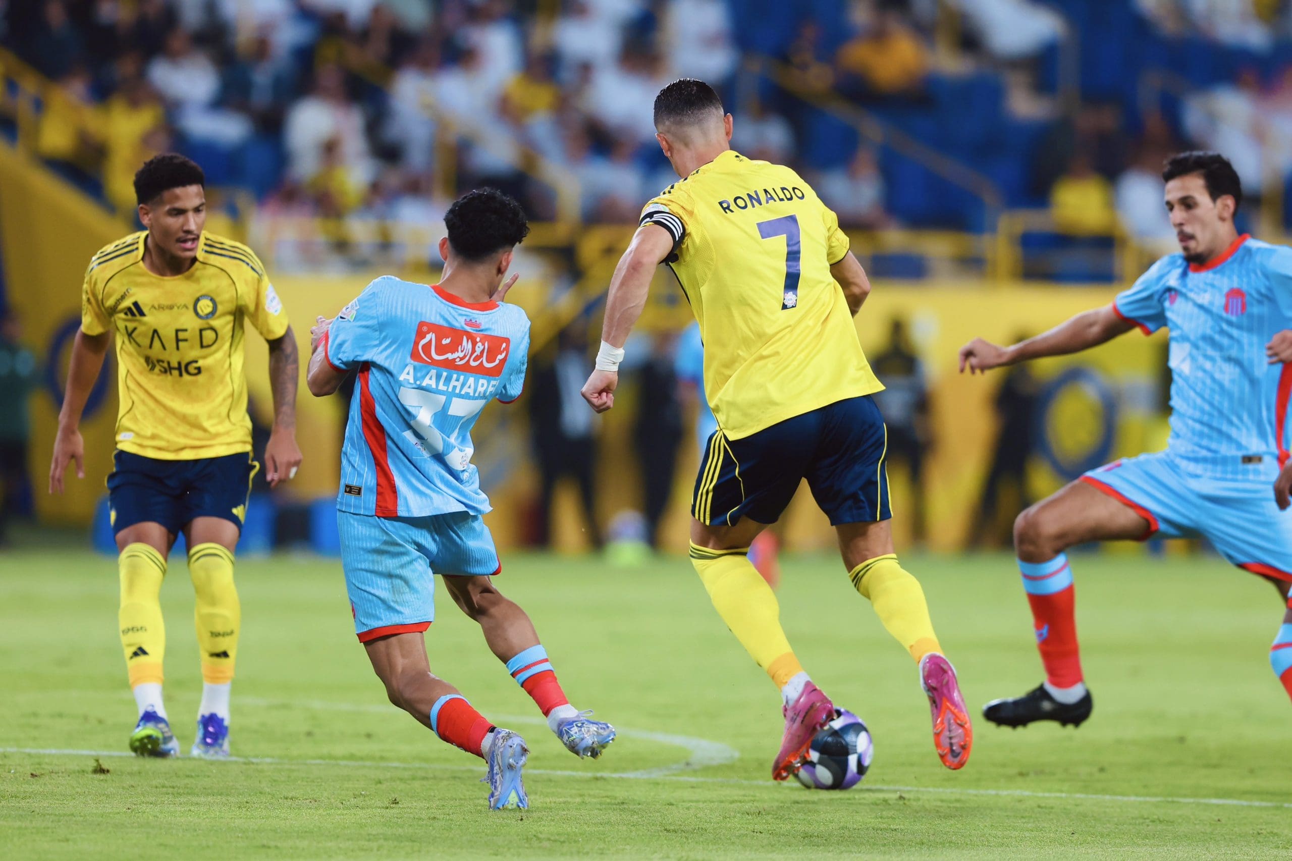 نتيجة مباراة النصر والرياض في دوري روشن، ملخص أهداف رونالدو